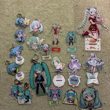 하츠네 미쿠 아크릴 스탠드 아크릴 키링 묶음 판매