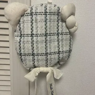 헬로키티 체크 베레모