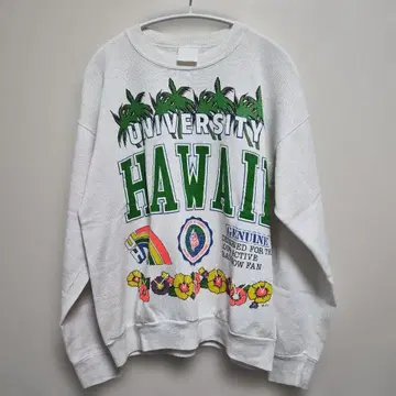 80'sUniversity Hawaii 트레이닝복 화이트 vintage