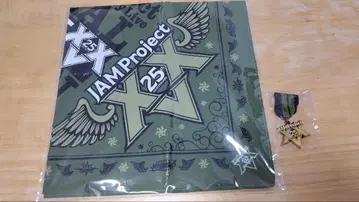 JAM Project 25주년 기념 반다나와 메달