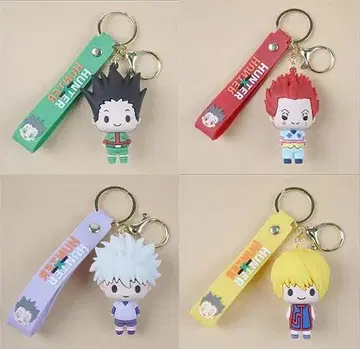 새상품(하자품)/HUNTER x HUNTER/4점 세트/키링