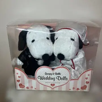 인기 스누피 & 벨 화장 웨딩 인형 L 봉제 인형 요시토쿠