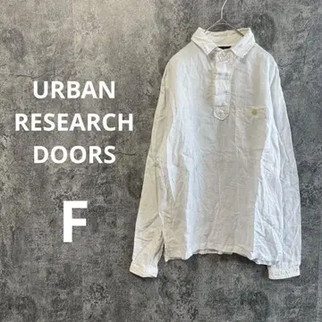 n47 [어반 리서치 도어스] 린넨 블라우스 유럽인 린넨 화이트 프리