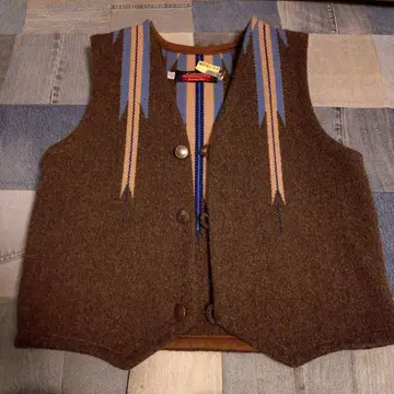 치마요 베스트 수제 울 CENTINELA traditional arts