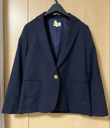 저널 스탠다드 골드 버튼 네이비 자켓