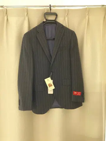 테일러드 자켓 다크 그레이 스트라이프