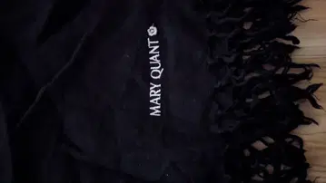 MARY QUANT 블랙 프린지 스카프 + 증정 2점