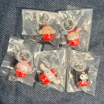 산리오 딸기 메지루시 액세서리 세미 컴플리트 세트