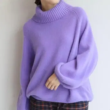 아나텔리어 anatelier SIENA FOX 벌룬 니트 퍼플