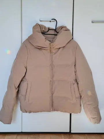 MARBLE WALTZ 베이지 다운 자켓 L 사이즈