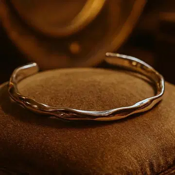 웨이브 트위스트 실버 925 뱅글 팔찌 실버 v116