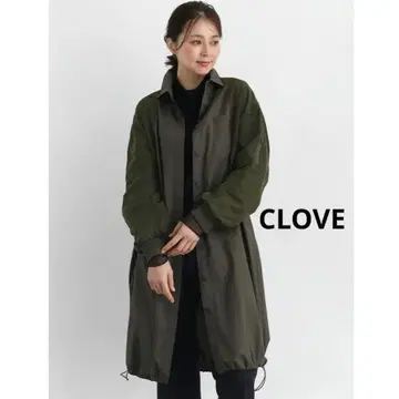 새상품 [ CLOVE ] 도킹 스텐카라 코트*카키*야마다야