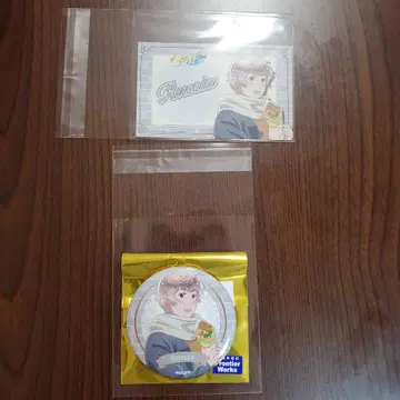 헤타리아 크레이프 러시아 캔뱃지 스티커