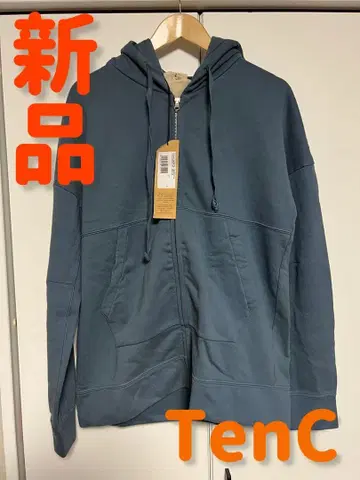 TenC 후디 집업 후드티 블루 새상품 L