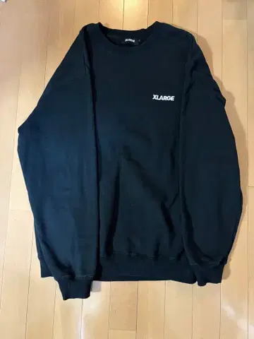 XLARGE 블랙 맨투맨 L