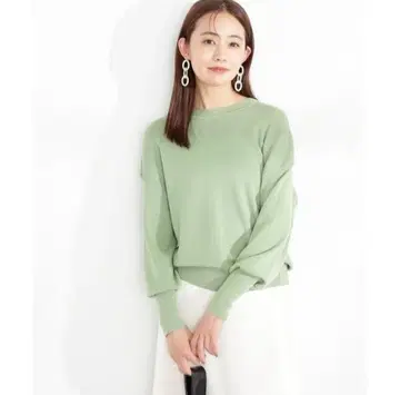 N. 내추럴 뷰티 베이직 크루넥 니트