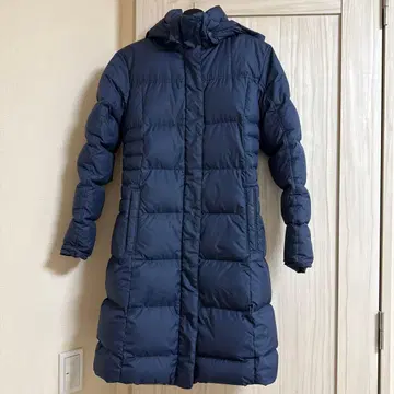 파타고니아 다운위즈잇 후드티 롱 다운 네이비 XS 우먼