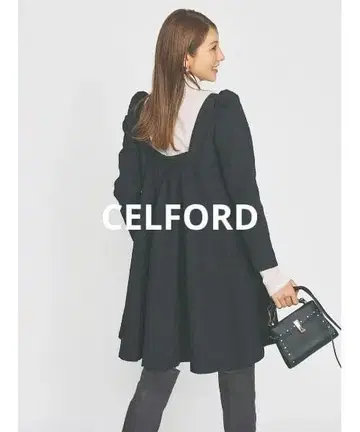 [ CELFORD ] 셀포드 부클레 자카드 미니 원피스 36