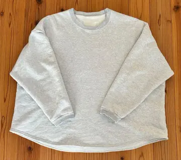 dDdDdDd 그레이 SUPER BIG CREW SWEAT