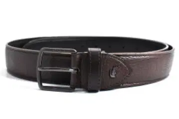 LACOSTE (라코스테) 소가죽 스트레치 벨트 다크 브라운