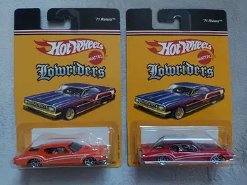 미개봉 새상품 [ 핫휠 로우라이더즈 '71 리비에라 ] 2대 세트