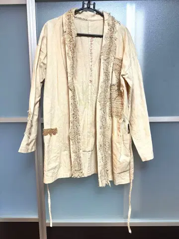 리하스올 RehersalL 프린지 디테일 가운 자켓