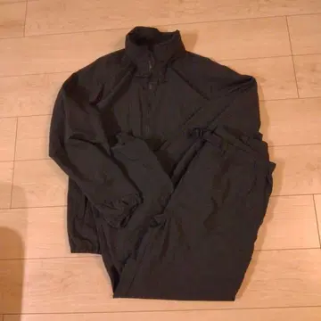 새상품급 무인양품 나일론 셋업 블랙 L