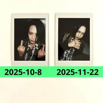 0.1g의 오산 마사키 다이스케 폴라로이드 2장 세트