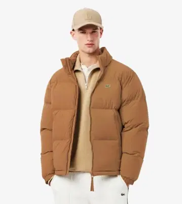 LACOSTE 라코스테 다운 자켓 카멜 S/M