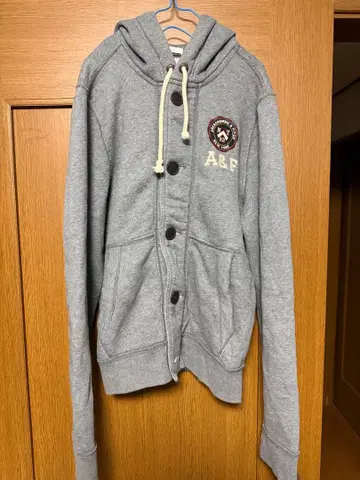 Abercrombie & Fitch 그레이 후드티 L