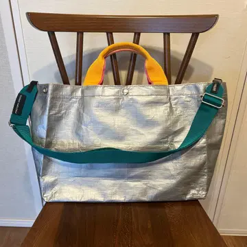 FACTORY OMOTO 실버 토트백 S 사이즈