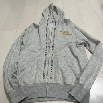 레어 HYSTERIC GLAMOUR 스터드 후드티 M 사이즈 그레이