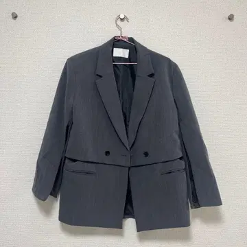 Chico 그레이 테일러드 자켓 숏 기장