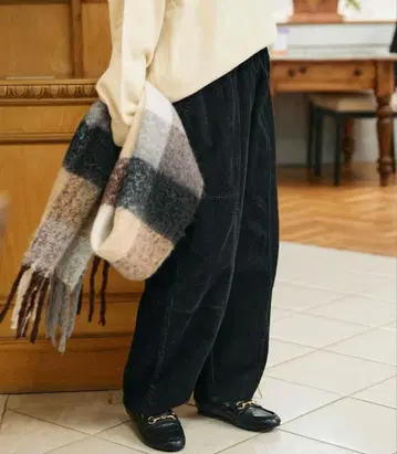 코듀로이 벌룬 팬츠 커브 팬츠