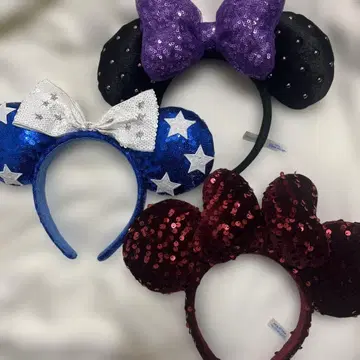 미키 귀 머리띠 3종 세트