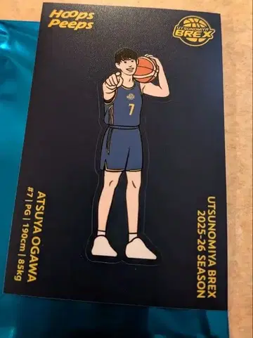우쓰노미야 렉스 HoopsPeeps 스티커 오가와 아쓰야