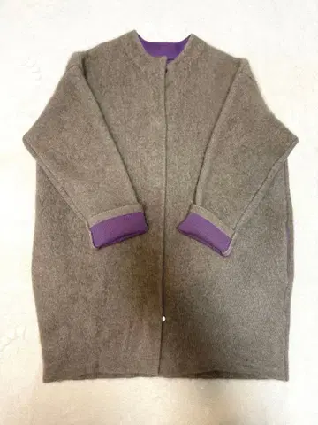 새상품급 엘렌딕 CN 라쿤 믹스 W 가디건