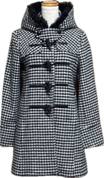 LOVELESS 칼간 라무 더플 코트 하운드투스 새상품급