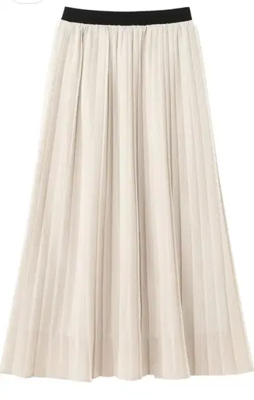 [ 새상품 ] 시어 플리츠 스커트 베이지 계열