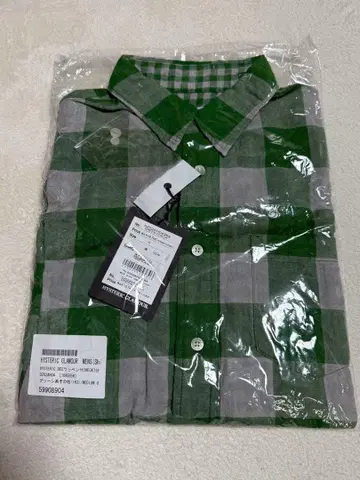 새상품 HYSTERIC GLAMOUR 체크 셔츠 M 7부 소매