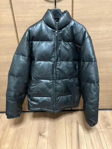 schott 가죽 다운 자켓 사이즈 34 미국제