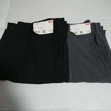 유니클로 턱 와이드 팬츠 (미사용 새상품)