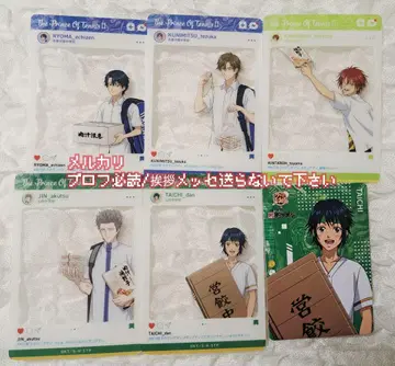 즉시 구매 가능 테니스의 왕자님 테니프리 SNS풍 카드 단단단 특전 6점