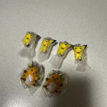 포켓몬 집게 연결 마스코트 피츄 라이츄