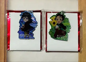 귀멸의 칼날 니지겐노모리 네온 아크릴 키링 토미오카 기유 카마도 탄지로