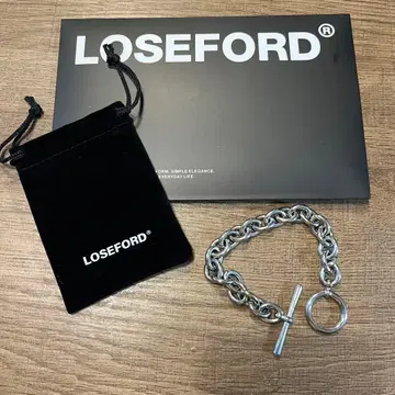 LOSEFORD 체인 팔찌 써지컬 스테인리스