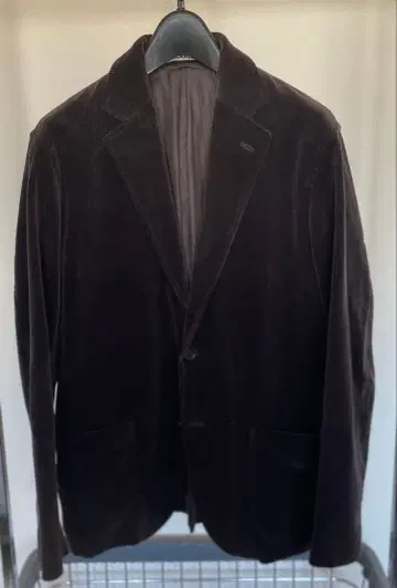 AURALEE WASHED CORDUROY 다크 브라운 코듀로이