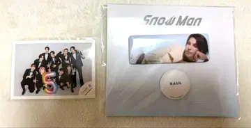 Snow Man 라울 캔뱃지 세트, 미니 포토 스티커