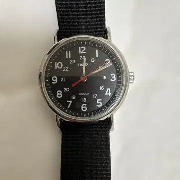 TIMEX WEEKENDER INDIGLO 아날로그 시계 블랙