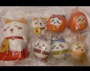 초복 하치와레 마스코트 봉제 인형 달마가 되어버린 따뜻한 차림